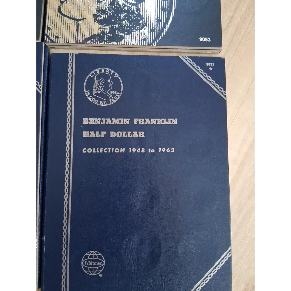 Set of 6 - Whitman Morgan Silver Dollars Coin Folders . No Coins